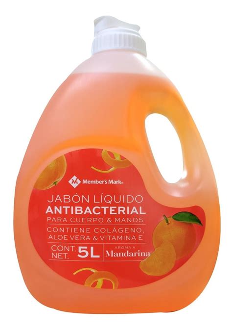 Jabón Líquido Antibacterial Members Mark 5l Aroma Mandarina MercadoLibre