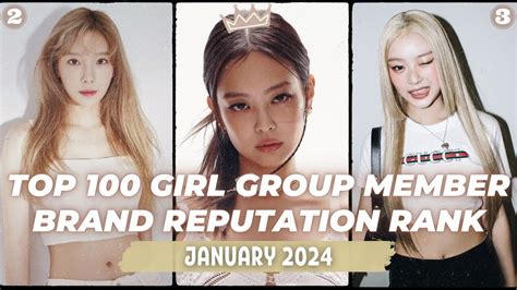 Top 100 Kpop Girl Group Member Brand Reputation Rankings In January