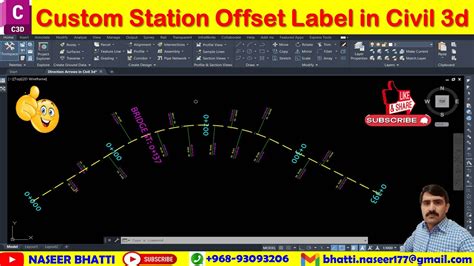 Custom Station Offset Label In Civil 3d Station Offset Label With