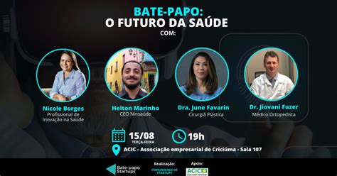 Bate Papo O Futuro Da Sa De Topedindo Ingressos