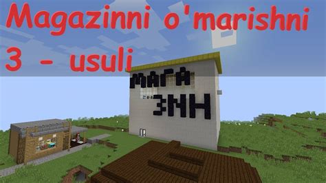 Magazinni Omarishni Usuli Qishloq Danuzb Minecraft