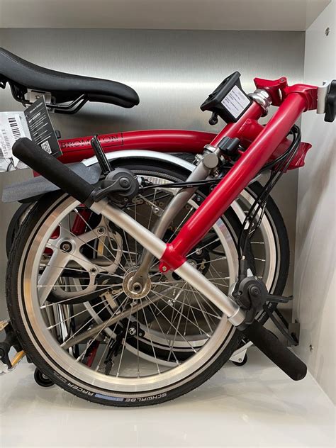 Brompton S2L X House Red Superlight Titanium Sports Equipment