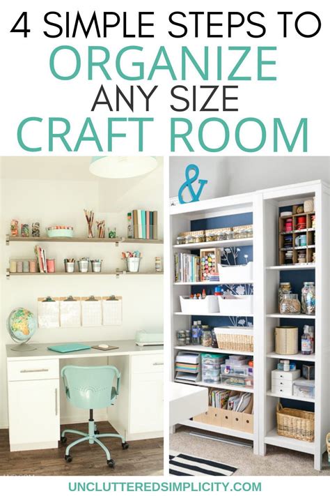 Simple Steps To Organize Craft Supplies Conquer Craft Clutter