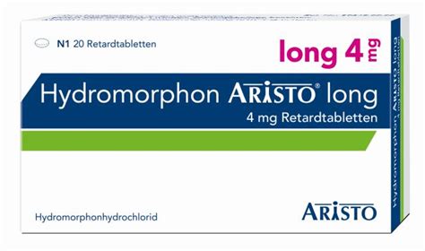 Hydromorphon Aristo Long Mg Retardtabletten Von Aristo Pharma Gmbh