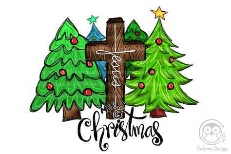 Merry Christmas Jesus Sublimation Graphic By Owlsome Designs Creative