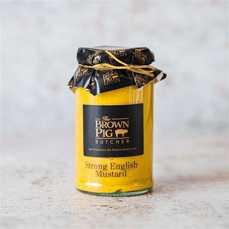 Strong English Mustard The Brown Pig Butcher