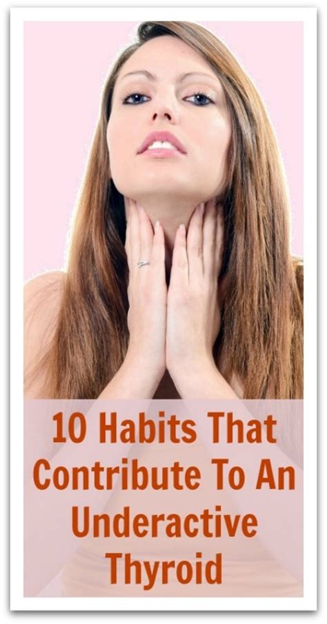 Habits That Contribute To An Underactive Thyroid Natural Holistic Life