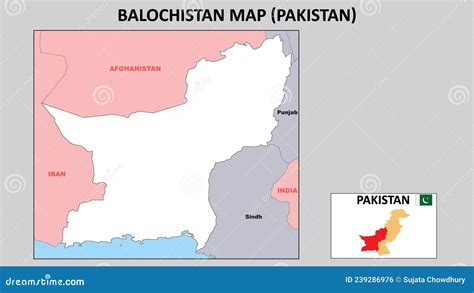 Balochistan Map Political Map Of Balochistan Balochistan Map Of