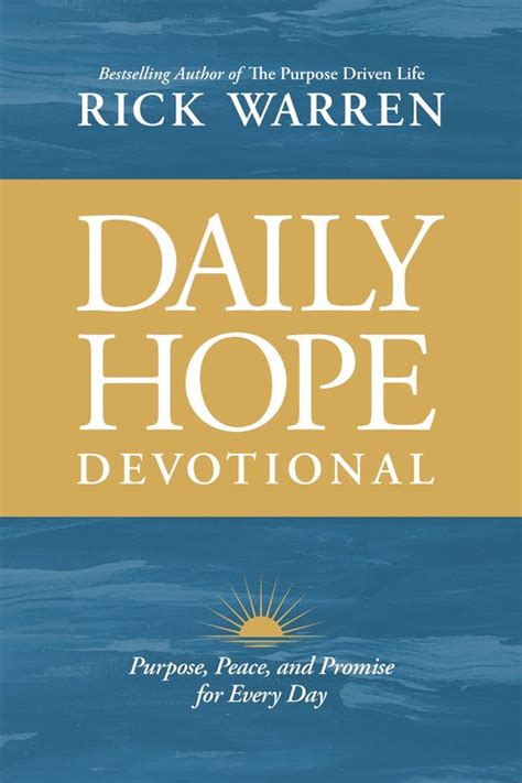 Daily Hope Devotional Ebook Rick Warren 9798400501142 Boeken Bol