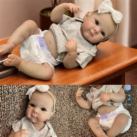 Full Body Silicone Vinyl Bettie Girl 18 Inch Reborn Baby Doll Handmade