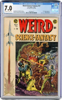 ComicConnect WEIRD SCIENCE FANTASY 1954 55 27 CGC F VF 7 0