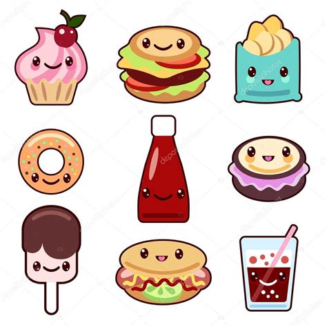 Desenhos De Comida Kawaii