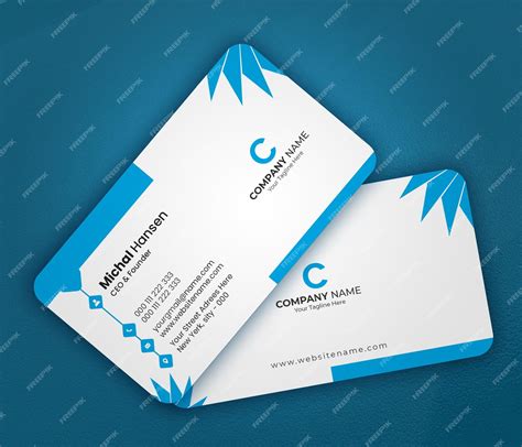 Premium Psd Corporate Business Card Template Psd