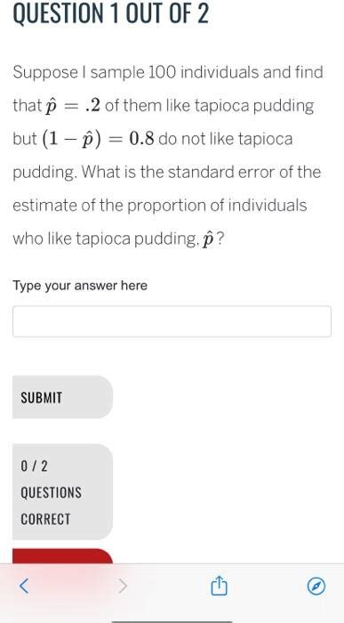 Solved Question 1 Out Of 2 Suppose I Sample 100 Individuals