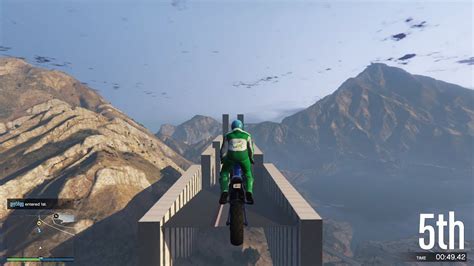 Bike Stunt Race Gta V Stunt Race Online Youtube