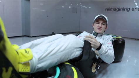 Formula One Nico Rosberg Explains The Driver S Seat In A Mercedes Benz