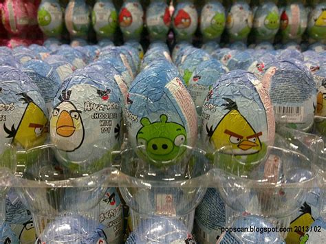 Popscan: Angry Birds chocolate Easter eggs