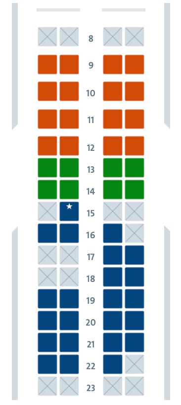 Seat Map For New E170s FlyerTalk Forums