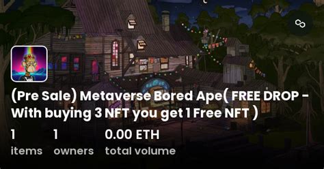 Pre Sale Metaverse Bored Ape FREE DROP With Buying 3 NFT You Get 1