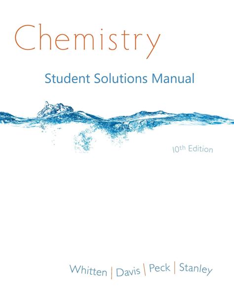 Whitten Davis Peck Y Stanley Chemistry 10th Edition