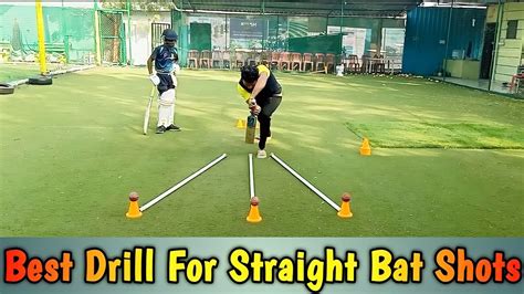 Straight Bat Shots Drill How To Play With Straight Bat Batting