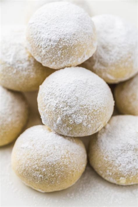 Easy 6-Ingredient Italian Wedding Cookies | Little Sunny Kitchen