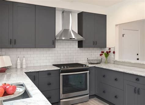 These Kitchen Cabinets Prove Gray Is Still A Go To Neutral Bob Vila