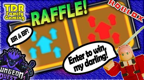 Eir Eif Raffle How To Enter Will You Win Dungeon Quest Roblox