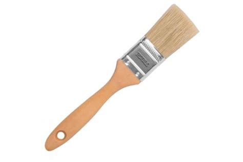 Кисть 1.5"(38mm), ширина- 13 мм, натуральная щетина, деревянная TOTAL ...