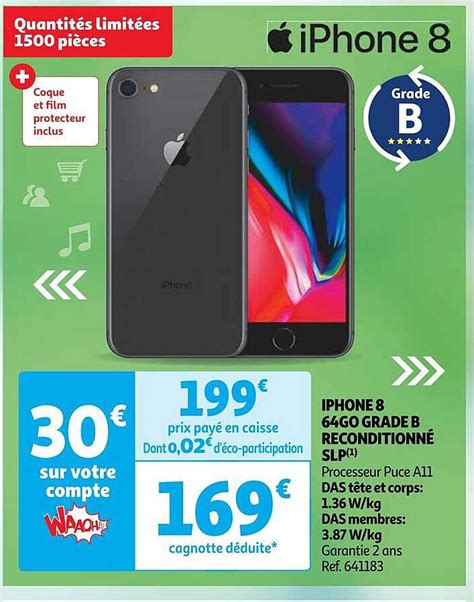 Offre Iphone Xr Go Grade Reconditionn Prs Chez Auchan