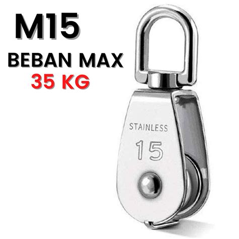 Katrol Mini Stainless Steel Kuat Kg Katrol Kerekan Timba Mini Swivel