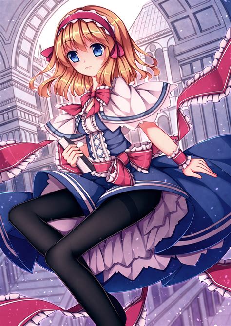 Safebooru Alice Margatroid Blonde Hair Blue Eyes Dress Short Hair Touhou 2394170