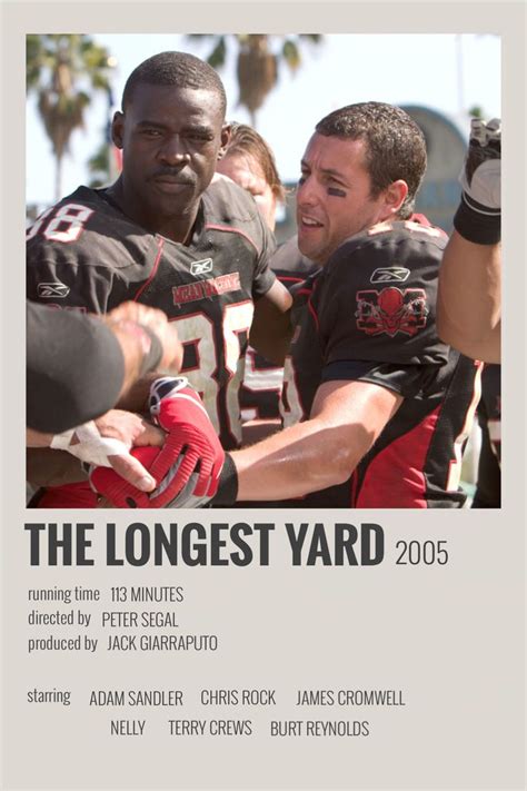 The Longest Yard by Megan in 2024 | The longest yard, Movie posters ...