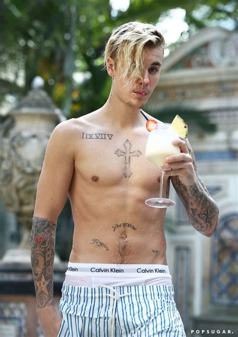 Justin Bieber Shirtless Pictures In Miami December Popsugar