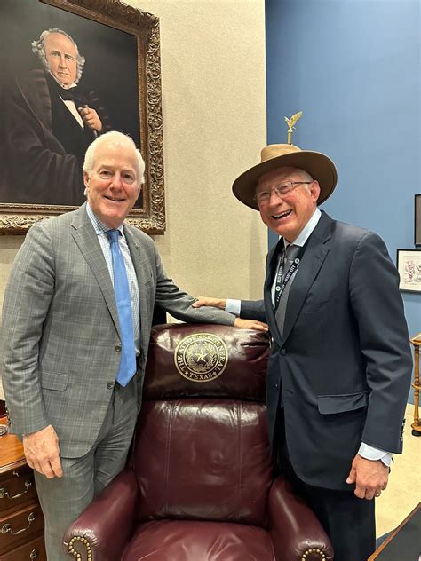 Embajador Ken Salazar on Twitter Me reuní con el Senador JohnCornyn