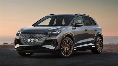 Audi Q4 e tron le SUV compact 100 électrique sera disponible en juin