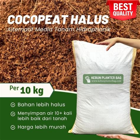 Jual Cocopeat Halus Kg Media Tanam Premium Hidrophonik Dan Hias