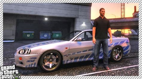 Paul Walker Car Meet And Nissan Skyline R34 Youtube