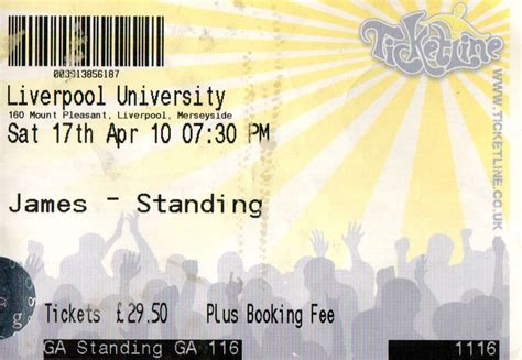 One Of The Three | 2010-04-17 Liverpool Academy ticket v22010-04-17 ...