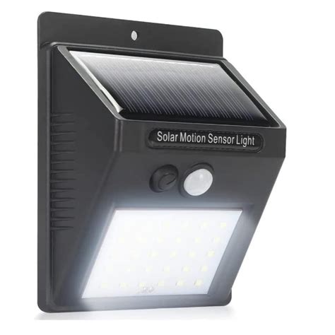 Lumin Ria Solar Leds Arandela Sensor De Presen A Autom Tico Luz