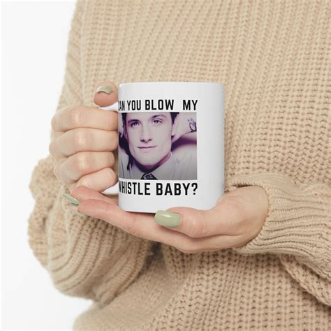 Can You Blow My Whistle Baby Josh Hutcherson Mug Funny Josh Hutcherson