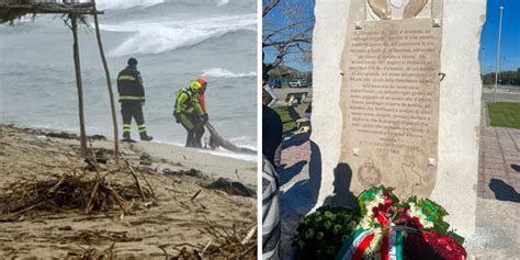 Strage Di Cutro Inaugurato Monumento In Memoria Dei Migranti Morti Nel