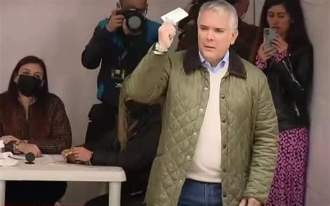 Presidente Iván Duque Abrió Las Mesas De Votación Empezó La Segunda