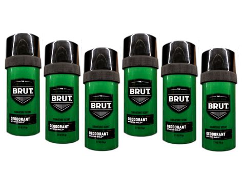 BRUT Original Fragrance Deodorant Stick 2 50 Oz Pack Of 6 Walmart