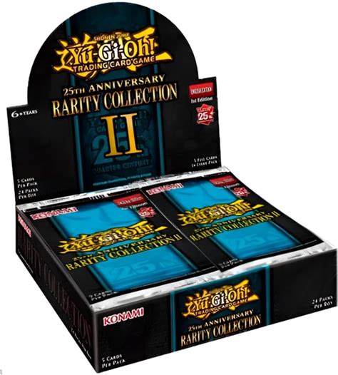 YU GI OH CCG Booster Box 25TH Anniversary Rarity Collection 2 18 Packs