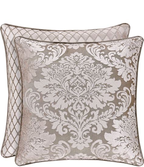 J Queen New York Bel Air Sand Damask Square Pillow Dillard S