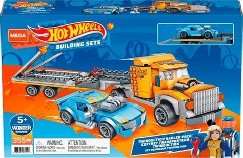 Mega Construx Hot Wheels Set Remolque Twinduction Pzs Env O Gratis