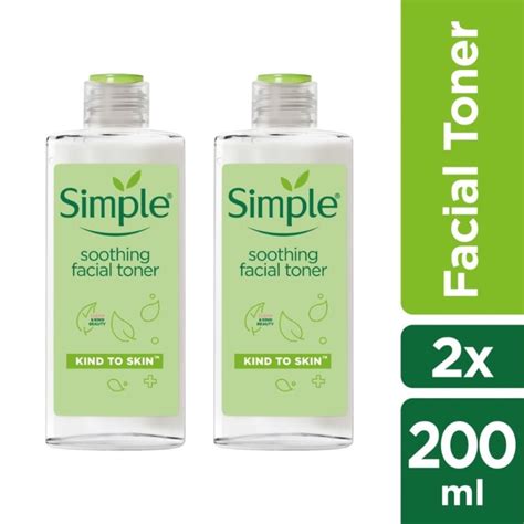 Simple Soothing Facial Toner 2 X 200ml Watsons Malaysia