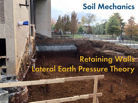 Soil Mechanics Lateral Earth Pressure Vulcanhammer Net