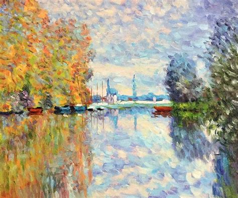 🎉 Autumn On The Seine At Argenteuil Claude Monet Autumn On The Seine